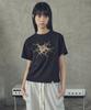 SUPERSUB Void Burst Crop Short Sleeve T-Shirt - Black