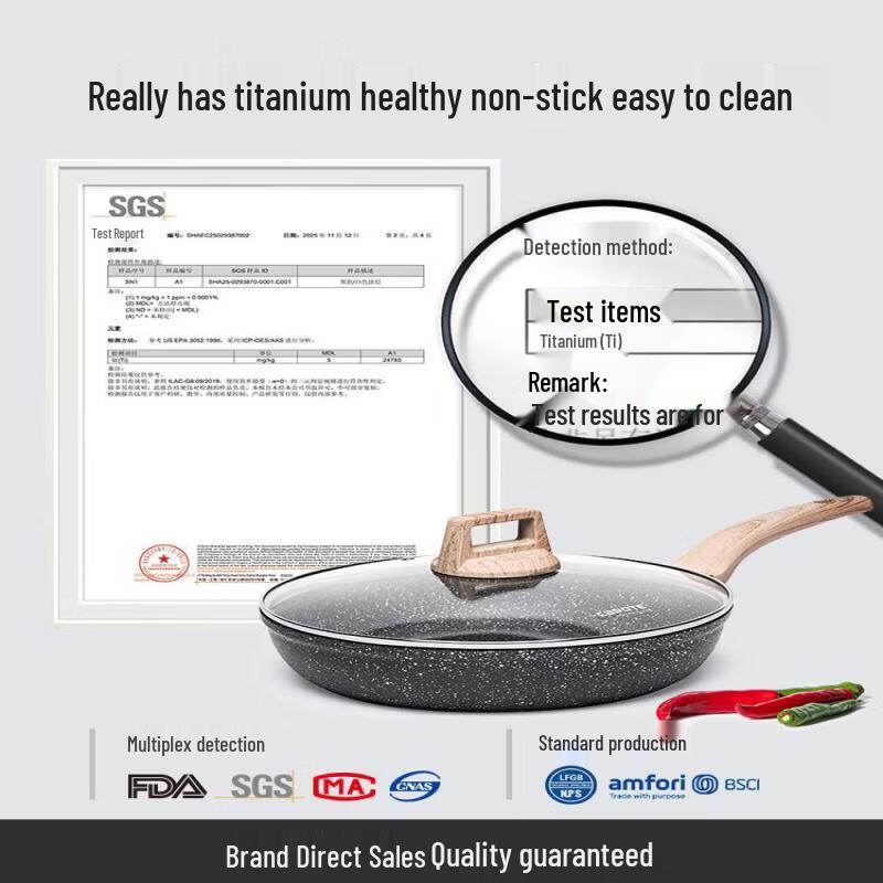 Titanium Non-Stick Deep Frying Pan