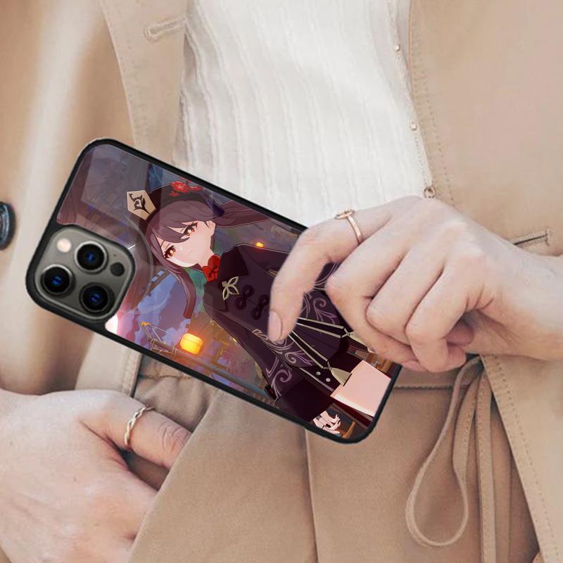 Genshin Impact Hutao Magnetic Phone Case For APPLE iPhone 17 Air 16 14 13 12 Pro Max 15 Plus Wireless Charge With MagSafe Cover