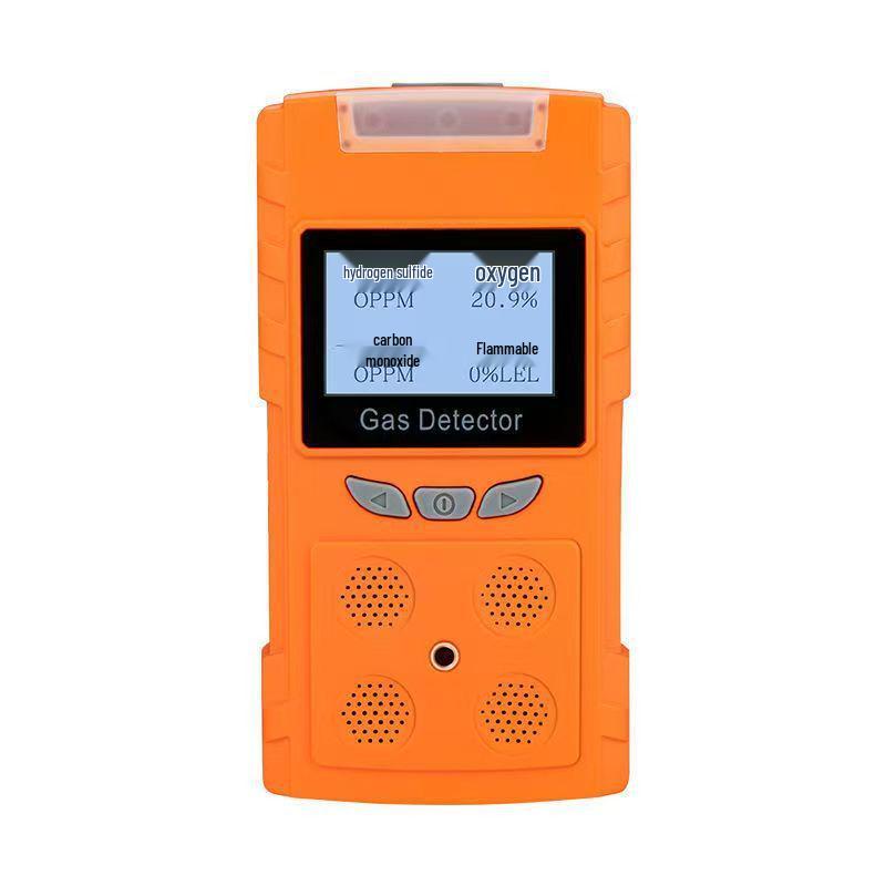 Handheld Four-in-One Gas Detector for Combustible, Oxygen, Industrial, and Tunnel Safety