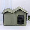 Winter Katzenhaus Outdoor Streunerkatzen Hundehaus Wetterfestes Temporäres Unterschlupf für Camping Hinterhof Terrasse Balkon Haustierbedarf