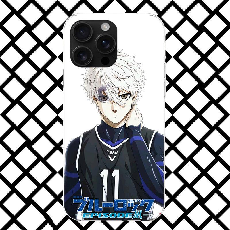 Custodia per Telefono Blue Lock Nagi Seishiro per iPhone 17 Air 16 16E 15 14 Plus 13 Mini 12 11 Pro Max 7 8 + SE 2020 Copertura Morbida Fundas 17