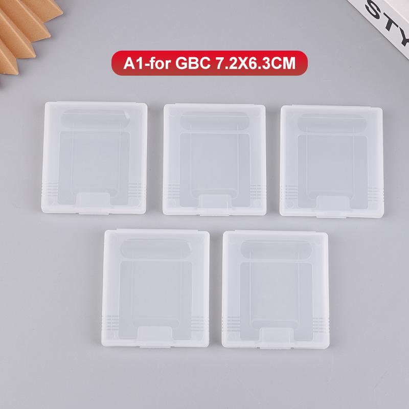 5Pcs Transparent Game Cartridge Case For Gameboy Advance Gba Gbc Plastic Dustproof Box Cover For Gameboy Color Pocket