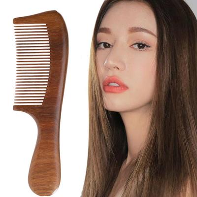 New Natural Labor Wooden Comb Anti-static No-snags Wood Comb Curly Hair Straight Massage Comb Women