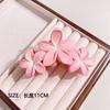 Candy Colorful Gradient Plumeria Flower Large Hair Claw Clips Women Trendy Crab Ponytail Clip Barrettes Hair Accessories Girls