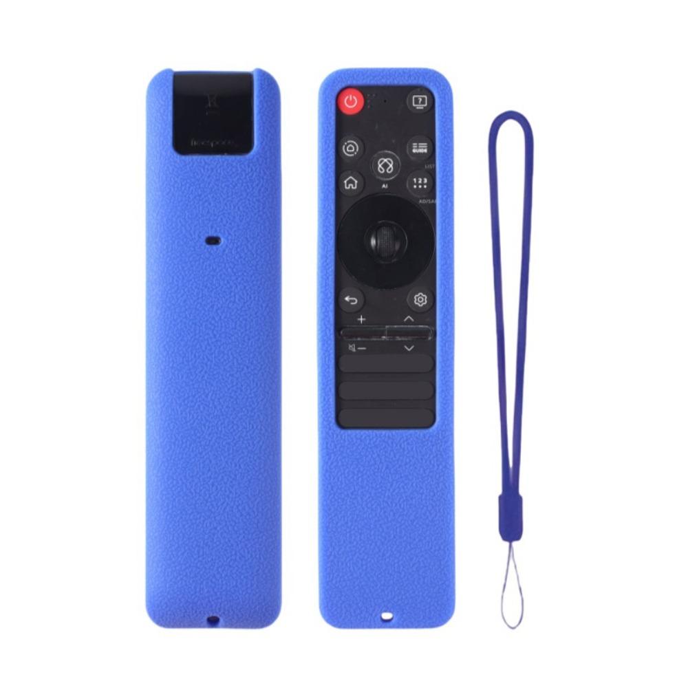 Funda Protectora de Silicona de Alta Calidad a Prueba de Golpes con Correa Protector de Carcasa Blanda Cubierta para Mando a Distancia para LG MR-235GA Magic