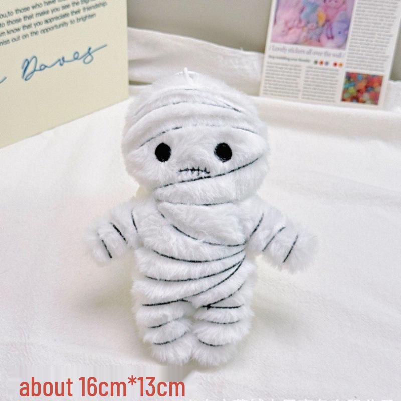 Creative Mummy Plush Pendant - Halloween Skull Backpack Charm Keychain Gift