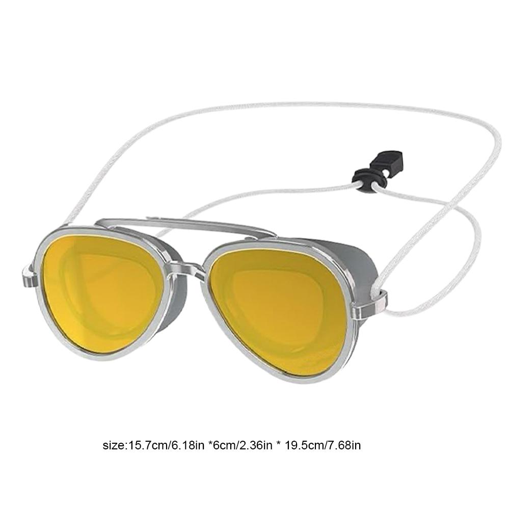 1/2Pcs Swim Goggles Anti-Fog Swimming Goggles Anti-Fog Swim Goggles Full-View Retro Swim Eyewear For Men Women Swimmers Leisure