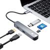 Sanwa Supply USB-3TCHC5S 5-in-1 USB Type-C Multi-Conversion Adapter (with HDMI and Card Reader)