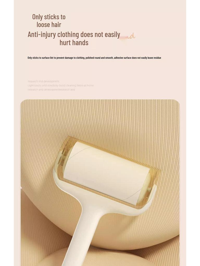 Cat Hair Removal Lint Roller Brush with Tearable Drum Replacement for Clothes and Household Cleaning