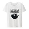 Cat Shirts for Men Women Funny Cat Shirts for Cat Dad Mom Cotton TShirt Breathable Streetwear Aesthetic Woman Clothes Loose