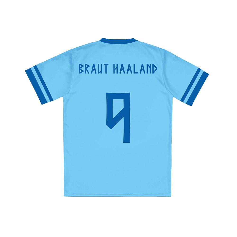 Norway Haaland Number 9 Football Tee Jersey Summer Short Sleeve O-neck T-shirt Casual Boys Girls Fashion Tshirts Print Merch Top