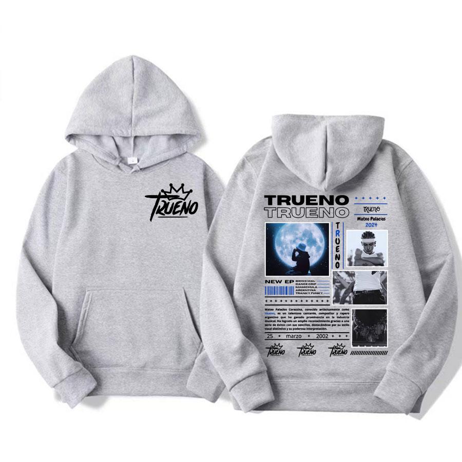 

Rapper Trueno Graphic Hoodies Man Hip Hop Fashion Vintage Sweatshirt Men Women Harajuku Cool Oversized Casual Hoodie Streetwear 3XL
