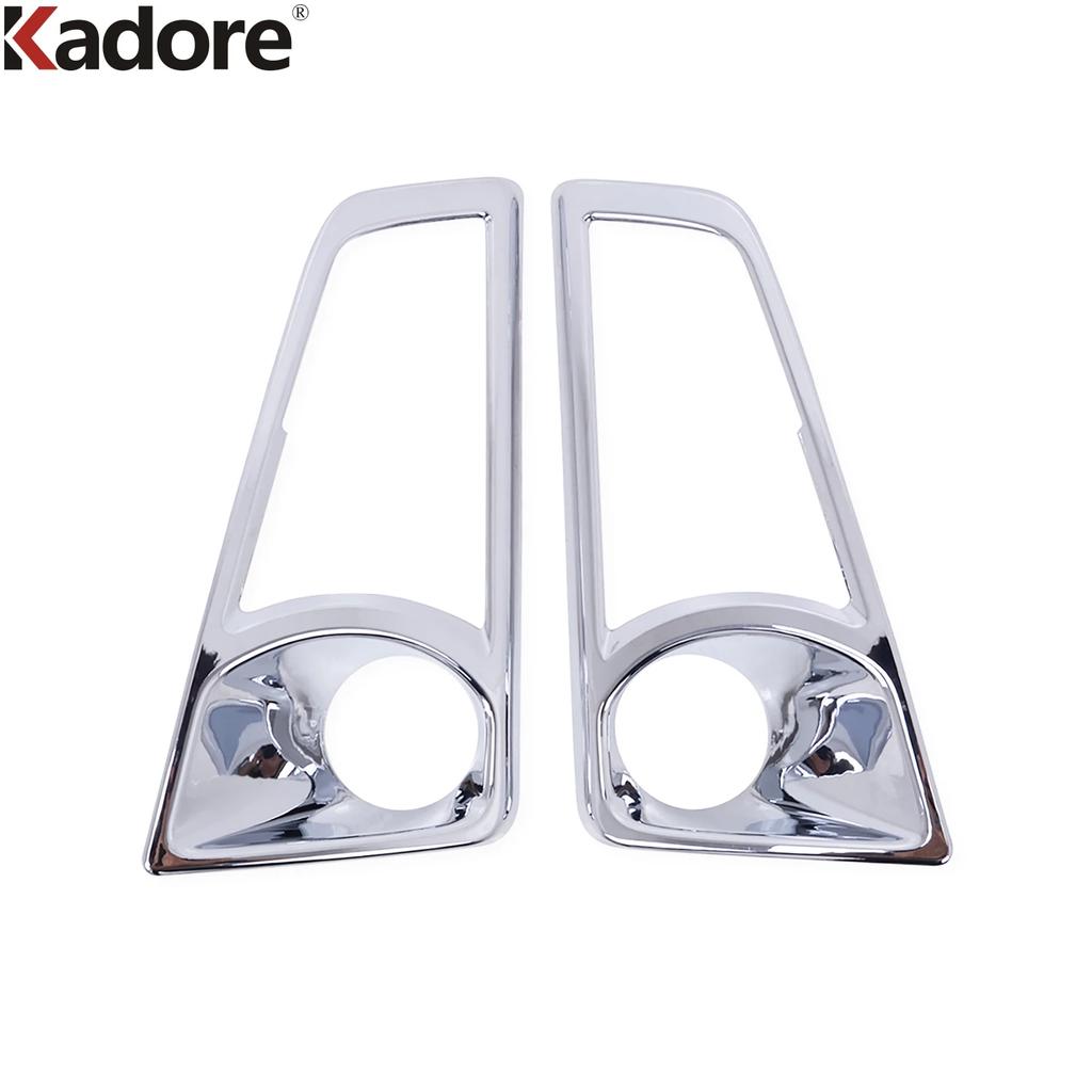 For Toyota HiAce Granvia Commuter -   2024 Carbon Car Front Fog Light Lamp Cover Trim Foglight Trims Accessories