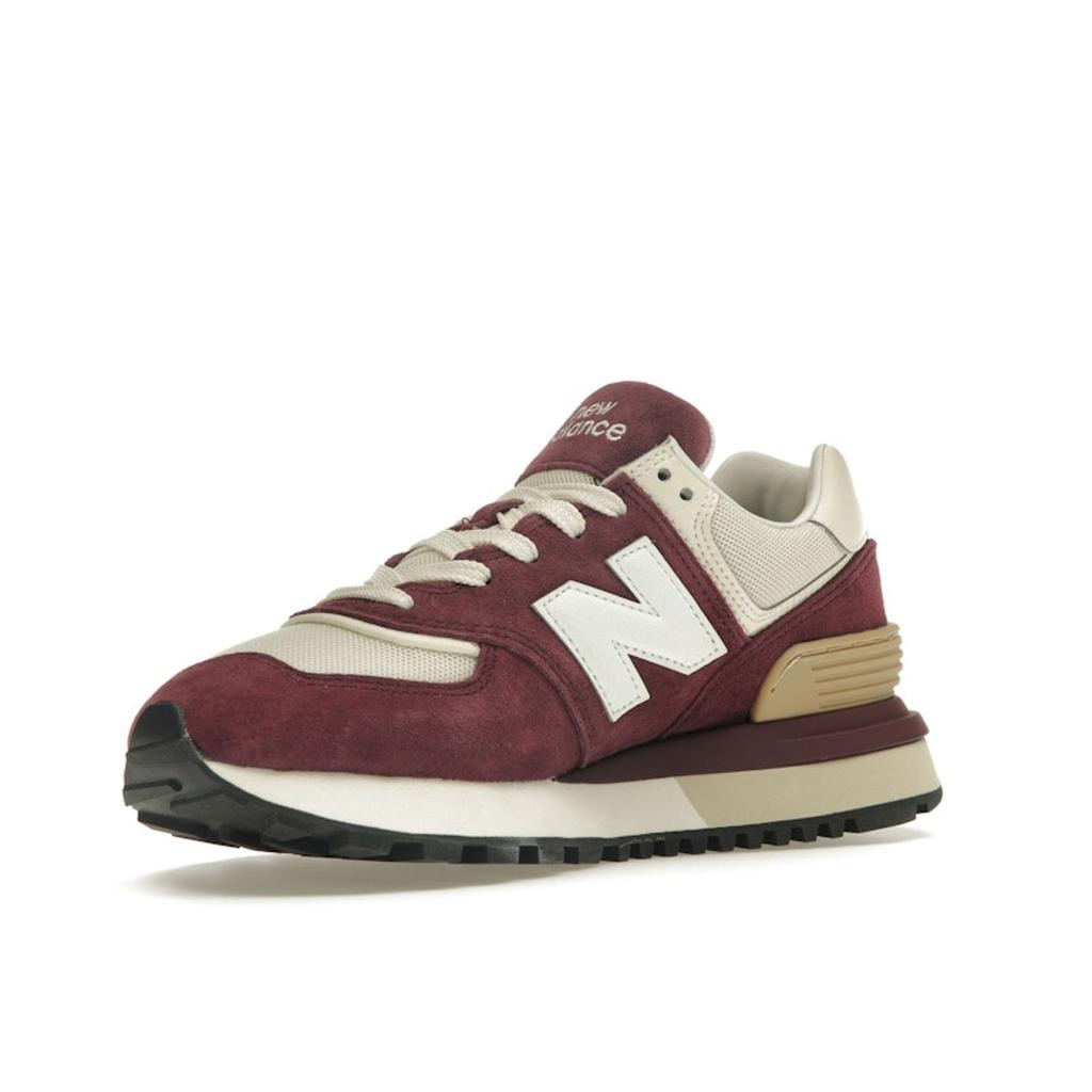 New Balance 574 Legacy Burgundy Angora Unisex Sneakers Red U574LGRB