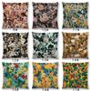 Latest Exotic Garden Summer Natural Flowers Leaf Botanical Tropical Jungle Cushion Cover Car Home Decor Sofa Throw Pillow Case
