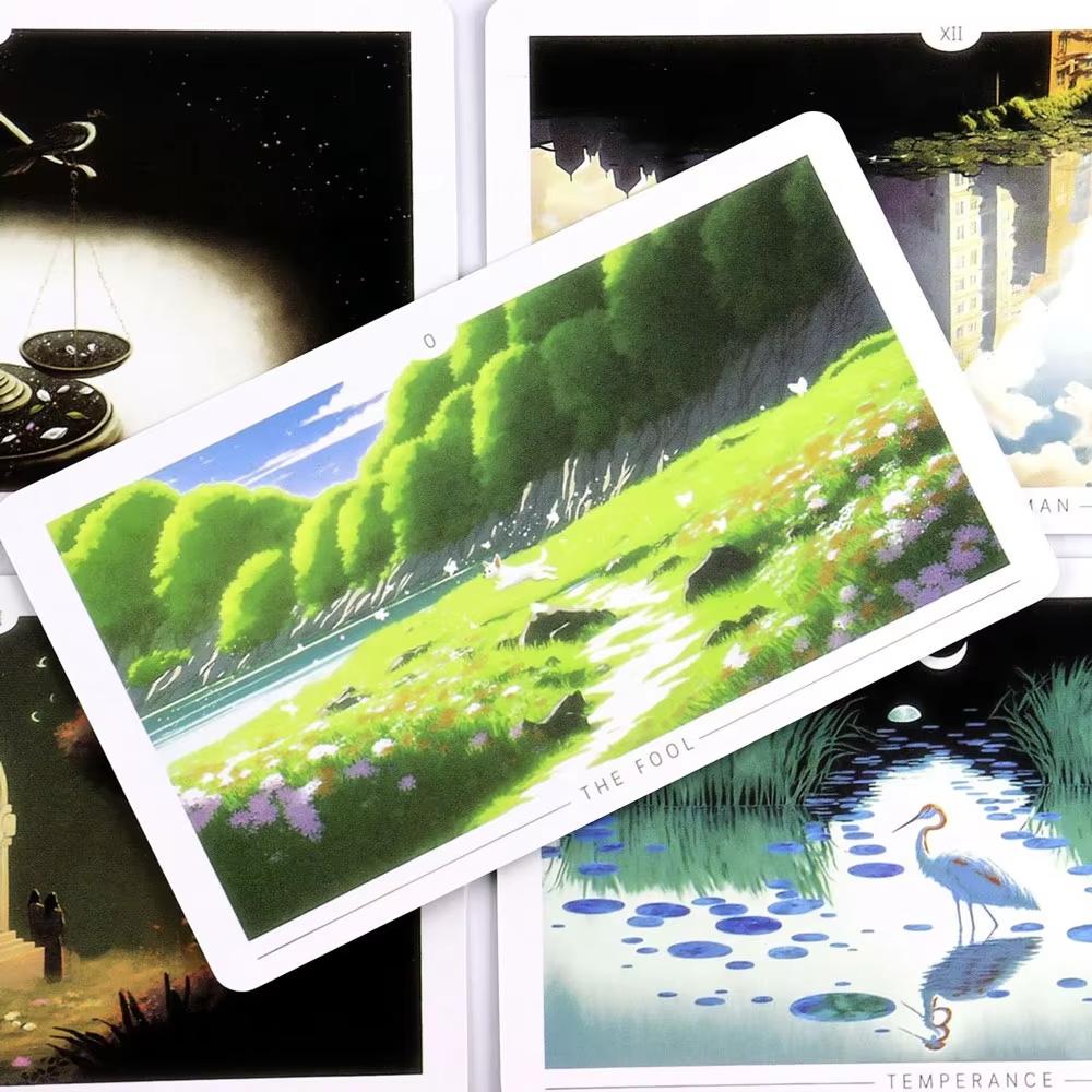 Hot Selling Heartscape Tarot Leisure Entertainment Card Family Gathering Divination Deck Tarot Board Playing Card Game