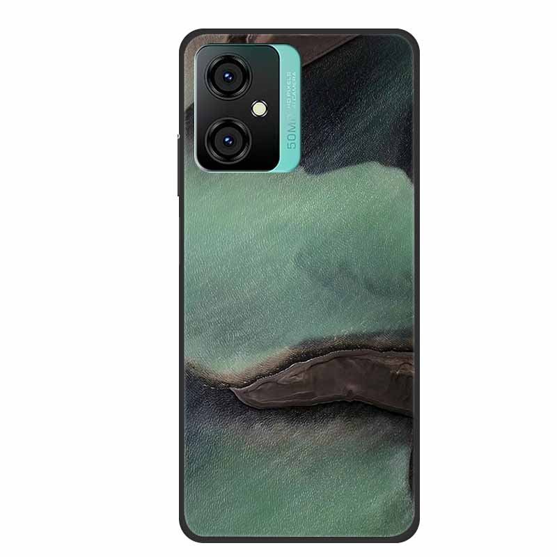 For Blackview Oscal C70 Phone Cover Case Luxury Silicone TPU For Blackview Oscal C 70 Soft Marble Flowers Protective Cases Coque