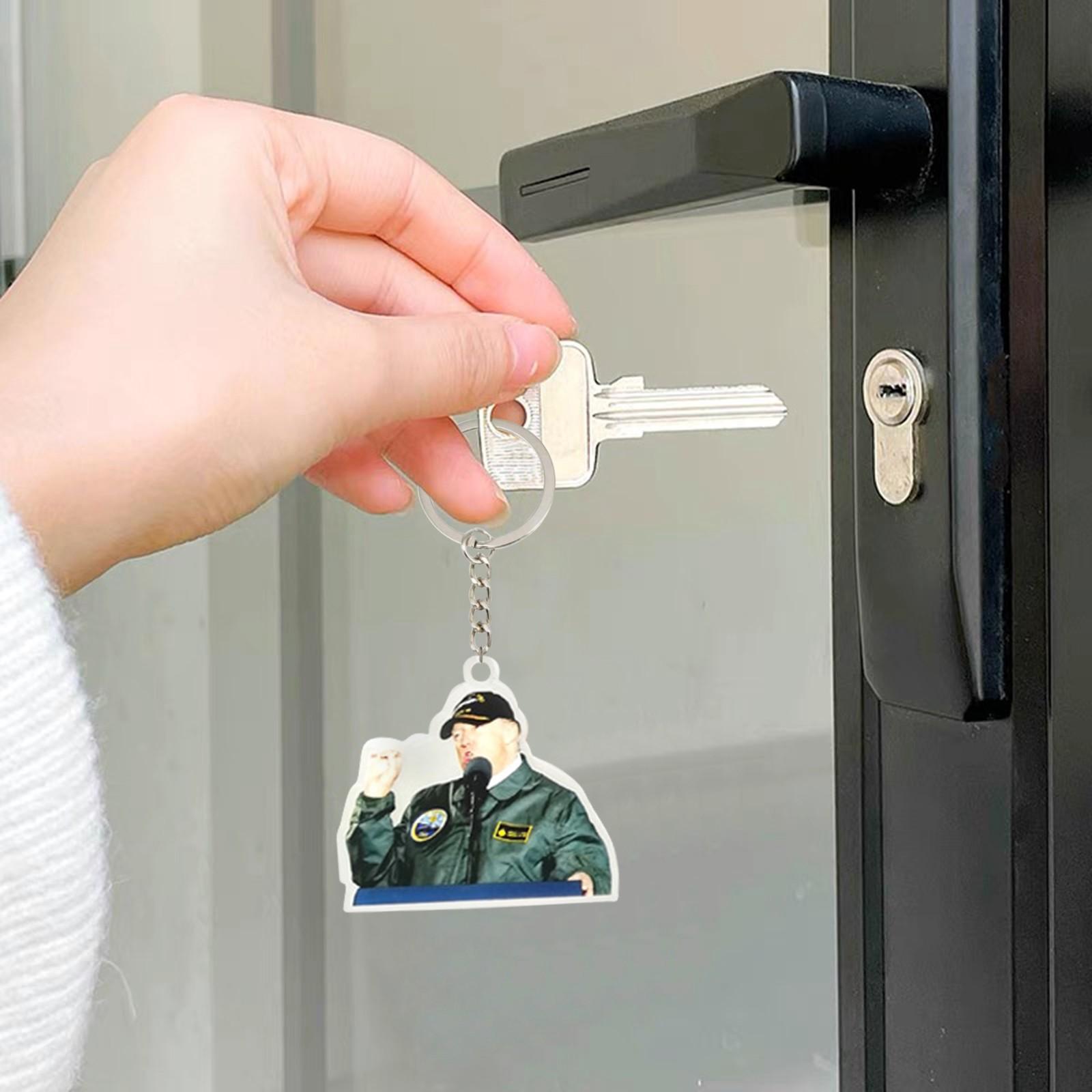 Брелок с флагом Верните Соединенные Штаты Брелок Забавный брелок Подвеска для ключей — фото 4