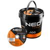 Metal/INOX Cutting Discs 125 X 1.0 X 22.2mm, 41 A60-S-BF, 100 Pcs Bucket. Made In Poland