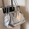 2024 Summer Casual Soft Surface Diamond Chain Large Capacity Shoulder Bag for Women