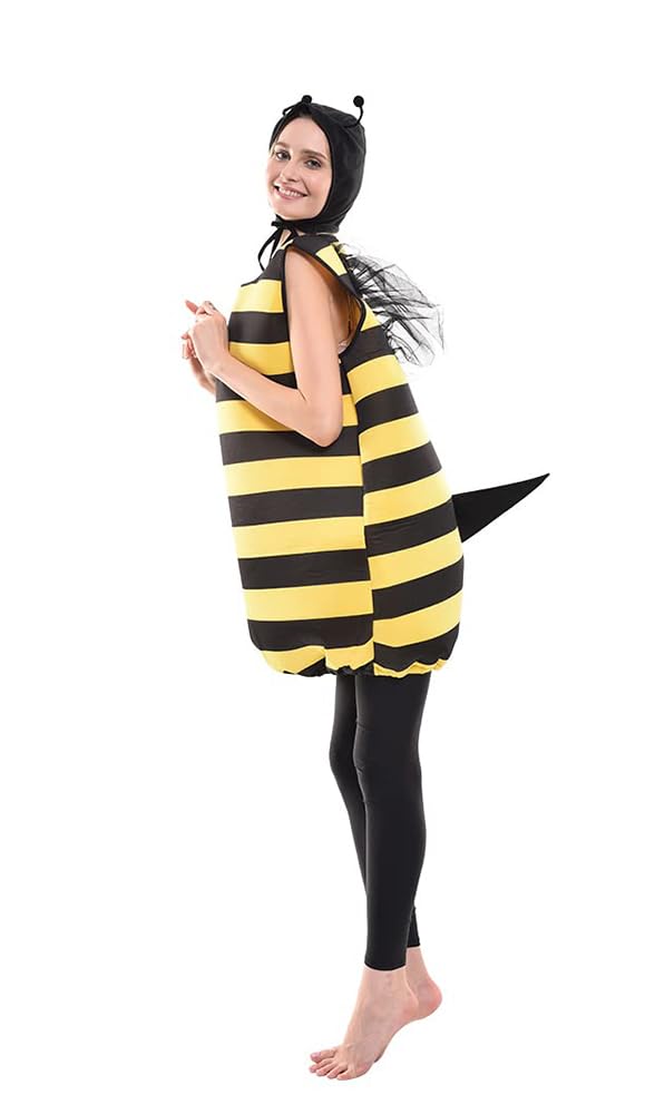 

Кедр Восемь Смешной костюм для взрослых Во весь рост Хэллоуин, Косплей, (Пчела)