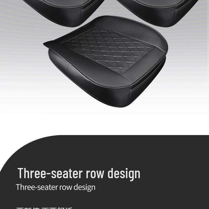 Vier Jahreszeiten Universal Leder Autositzkissen - Rückenfrei, einteiliger Rücksitzbezug.