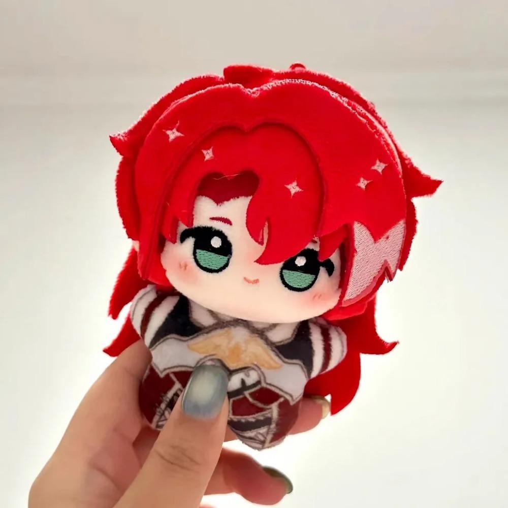 Hra Honkai: Star Rail 10cm plyšová panenka Sparkle Firefly Bailu Dan Heng Nunu s potištěným vzorem přívěsek na klíče dárek