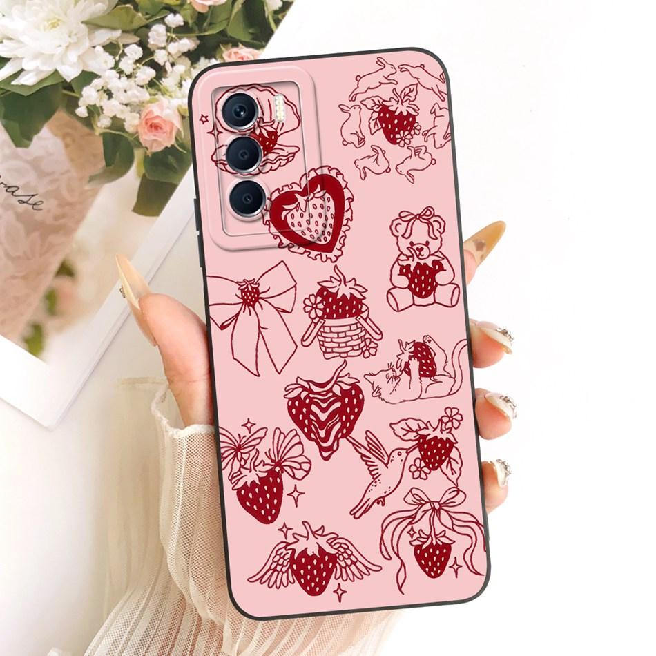 For Infinix Zero 5G 2023 X6815C X6815D Cute Cat Flower Cartoon Phone Case For Infinix Zero 5G (2023) Soft Silicone Cover Bumpers
