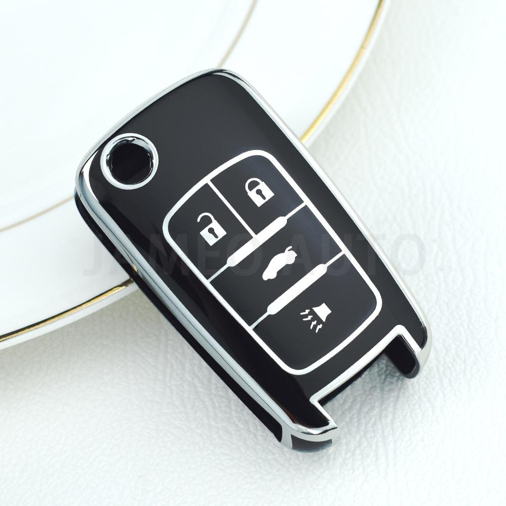 2/3/4/5 Buttons Car Flip Key Cover Case For Chevrolet Cruze Aveo For Buick Opel Corsa Antara Zafira Meriva Insignia Keychain