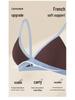 Französischer Triangel-Cup Damen-BH-Set - Schlankmachender Effekt, Tiefer Ausschnitt, Sexy, Schöner Rücken, Herbst Dünner Stil