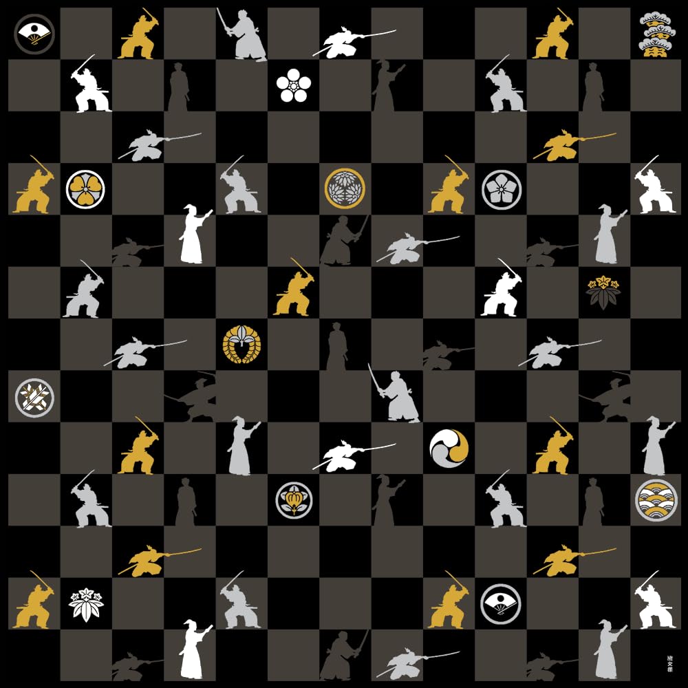 

Узор Хама Большая ткань Узор Самурай клетчатый узор (фурошики 90см)