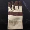 1 Pair Abrasion Resistant Cowhide Welding Gloves Thickened Welder Gloves  for Construction Mechanic