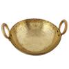 Brass Kadhai (3 L, Golden, 12 X 24 X 8 Centimeters)