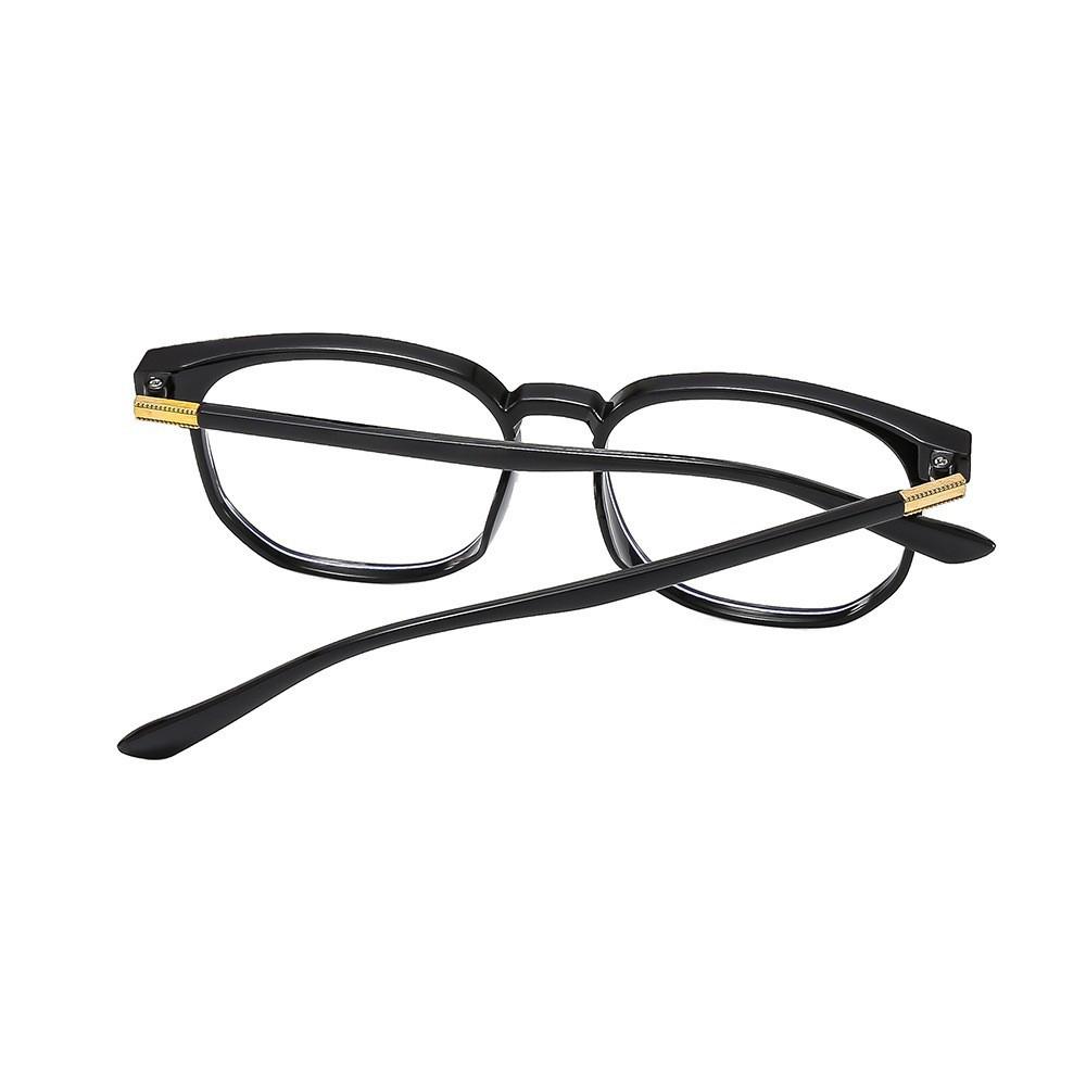 Fashionable Reading Glasses Anti Blue Light Retro Black Frame High Definition Unisex Reading Glasses 502