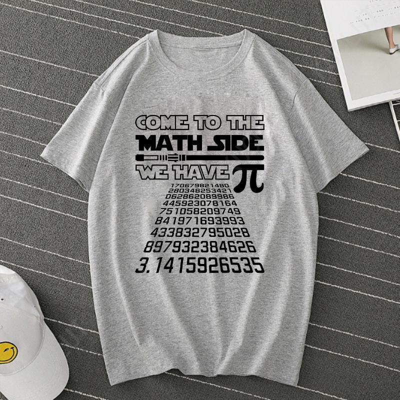 Pojďte na matematickou stranu, máme koláčové tričko Den pí Učitel Dárek Tričko Letní trička Oblečení Grafická trička Pánské tričko Trička