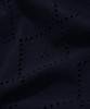 COVERNAT Argyle Scallop Knit Vest Navy