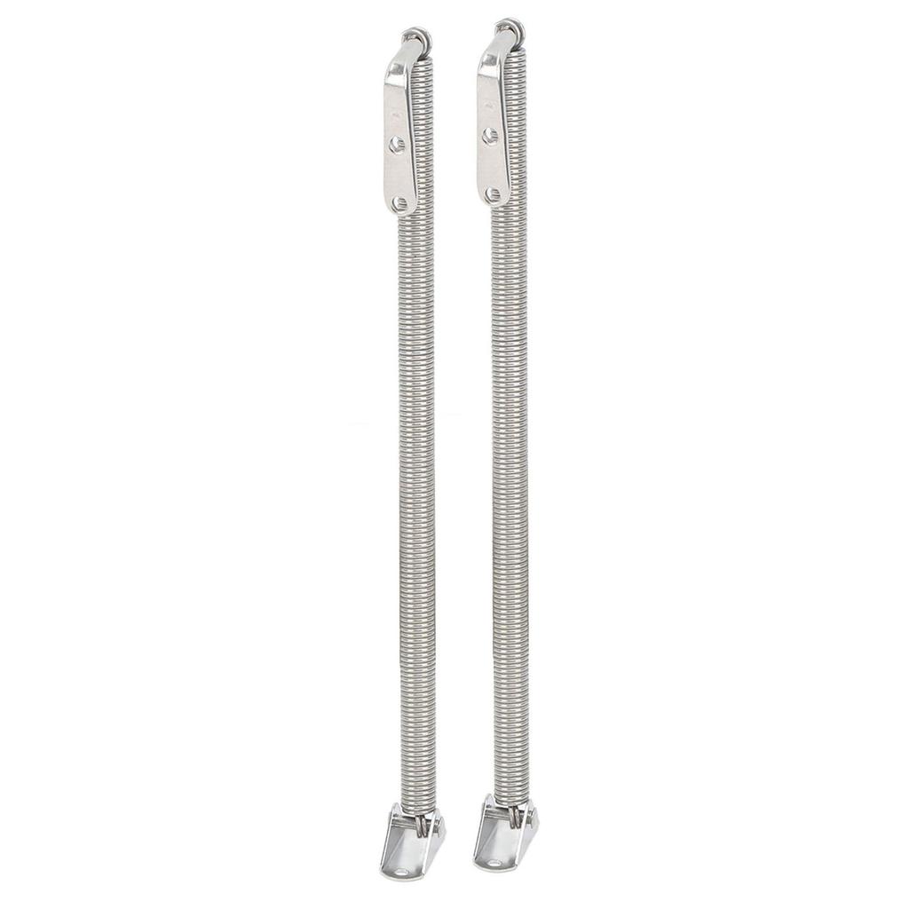2 Pcs Boat Hatch Support Spring Stainless Steel Adjuster Porthole Door Lid Spring for Yachts Campers 225x15mm