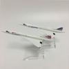 Jason Tutu 16cm Concorde Airplane Model Aircraft Diecast Model Metal 1:400 Airplane Air Bus A380 Toy Gift Collection