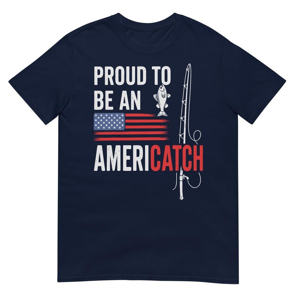 American Flag Bass Fishing Usa Patriotic Fishing 4th July Tshirt S