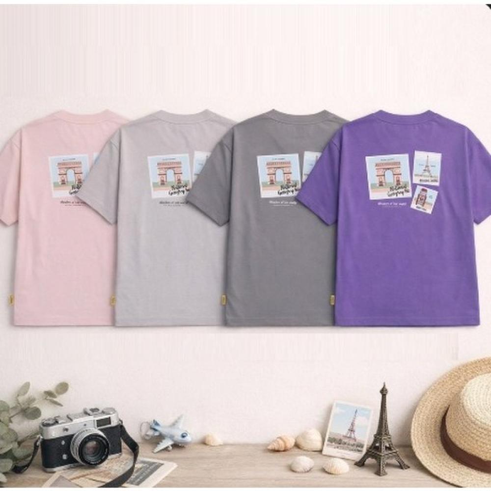 NaTional Geographic Ovis Unisex Semi Oversized T shirT n252uTs110 STONE GREY/110(XXL)