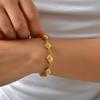 Fashion Resort Ocean Wind Stainless Steel Conch Gold Bracelet Women'S Jewelry 2475