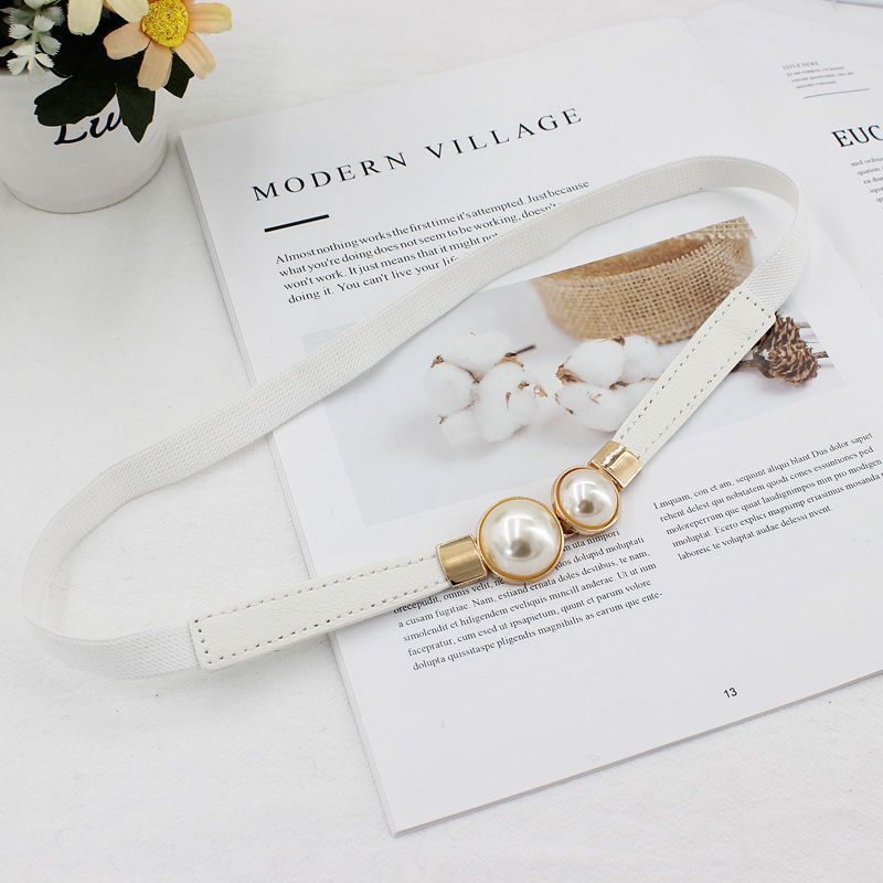 Pearl Crafted Beautifully Elastic Waist Belt For Women In Timeless Choices Color
