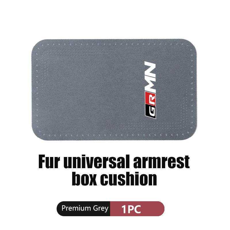 

Car Armrest Box Pad Suede Auto Armrest Mat Car Accessories For Toyota GR Sport Camry Prius Auris Crown Yaris Corolla CHR Avalon