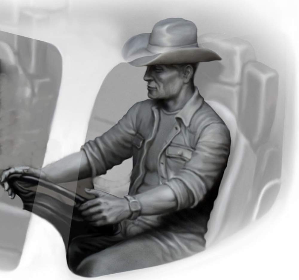 Master Box Mike Beach Boy Barrington Tracker Series Plastic Model MB24044 1/24