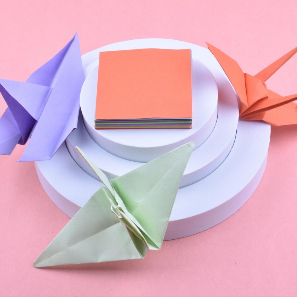 10-Color 15x15cm Origami Paper for Kids - DIY Crafts & Flower Cutting