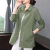 Cotton Shirt Long-sleeved Shirt Ladies Spring Mother Casual Top