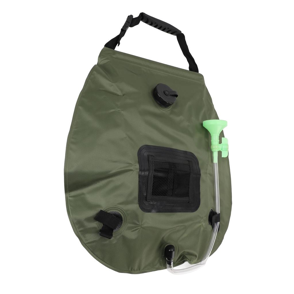 20L Duschbeutel Leicht Tragbar Camping Bade Duschbeutel für Outdoor OD Grün