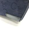 CELINE CMacadam Carriage vintage Hand Bag Duffle Bag Canvas/Leather Navy