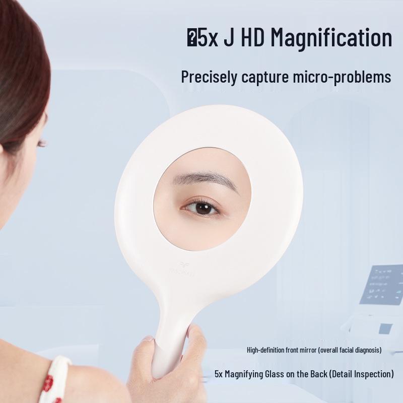 Feise Durable Handheld Vanity Mirror with LED Light